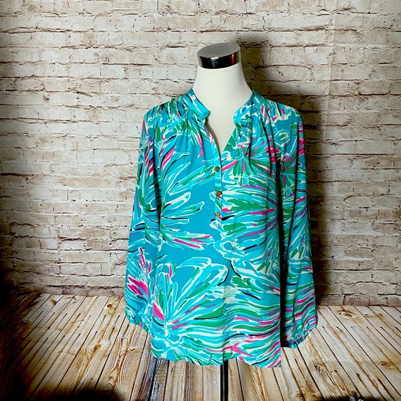 Lilly Pulitzer Elsa top - Picture 3 of 5